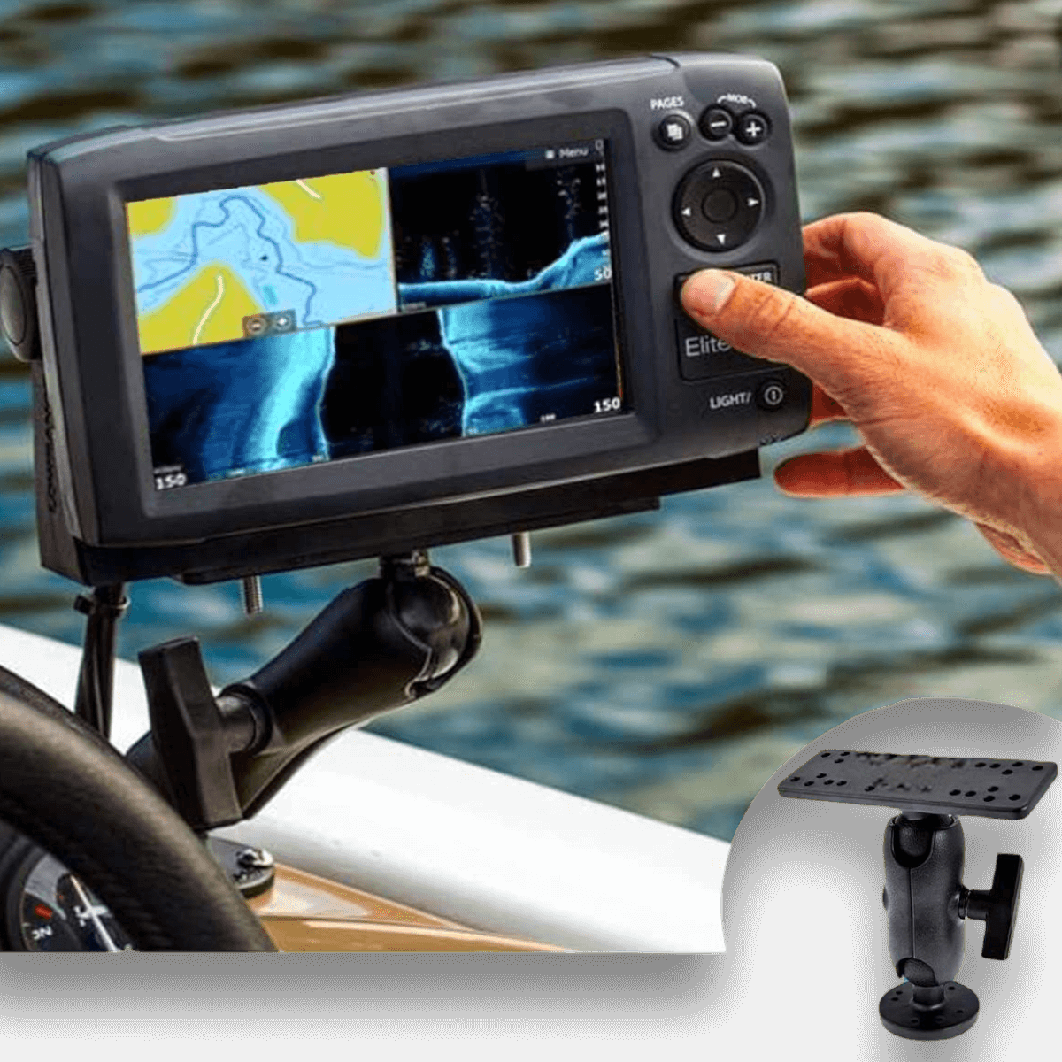 Lekka Yak Fish Finder Mount