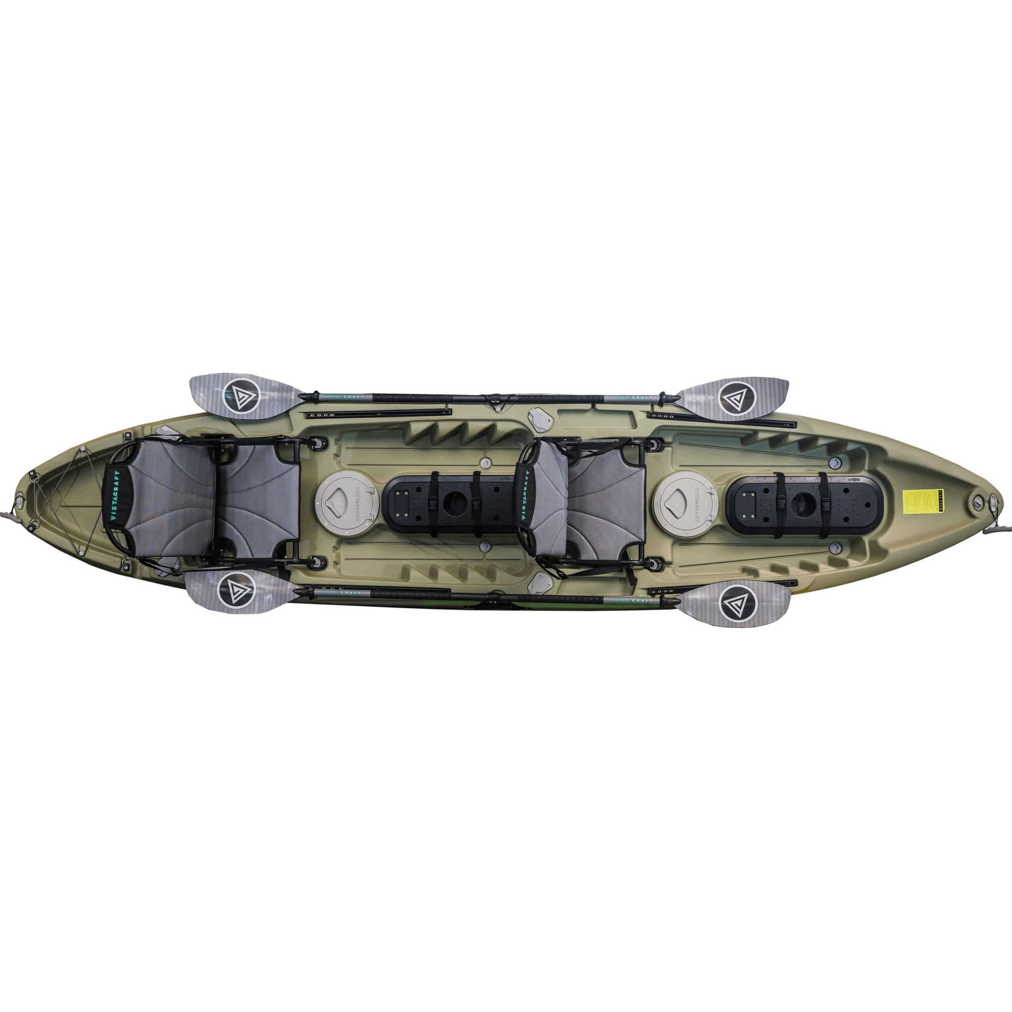 ViztaCraft Apex 12ft Tandem Fishing Kayak