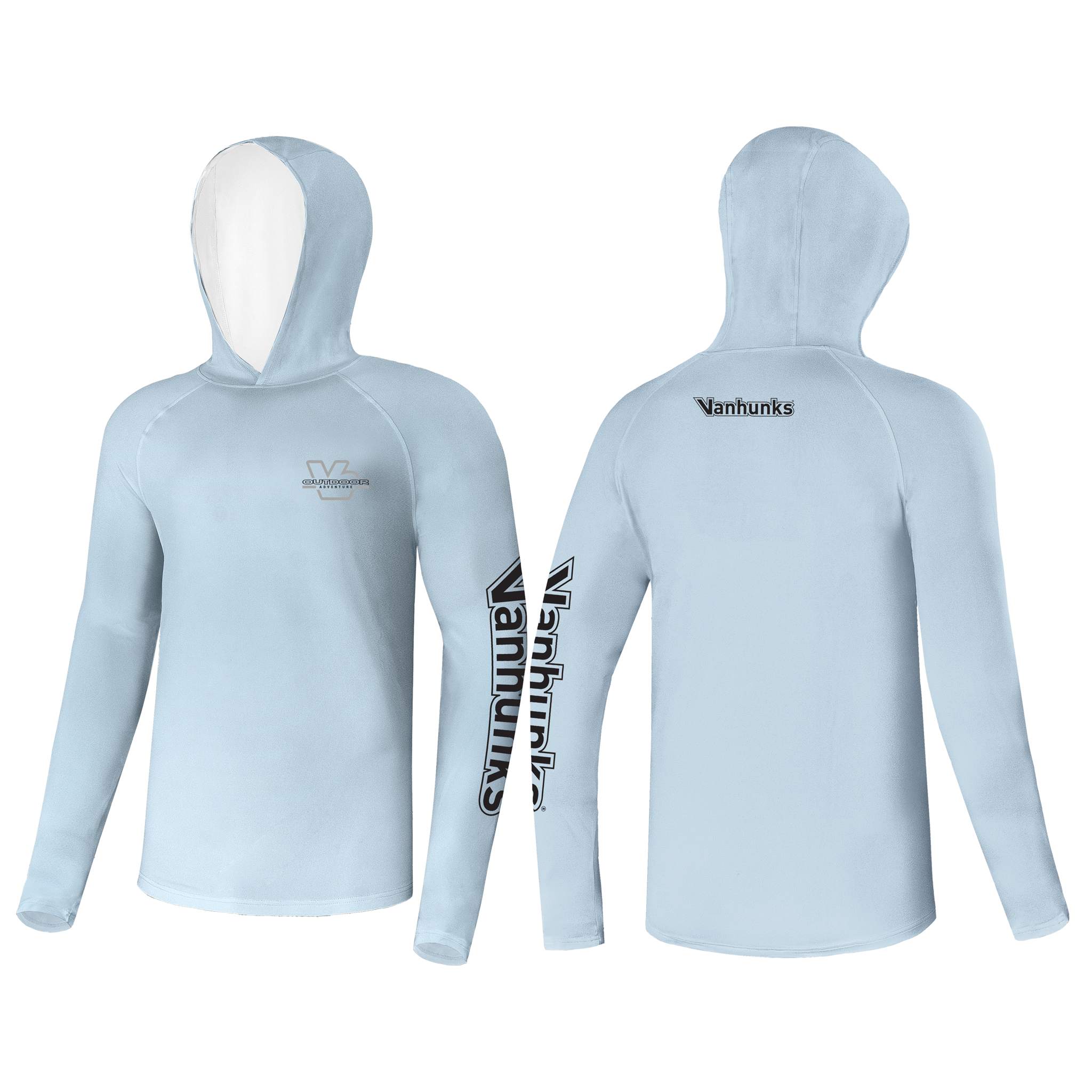 Vanhunks Long-Sleeved Fishing Vest with Hood