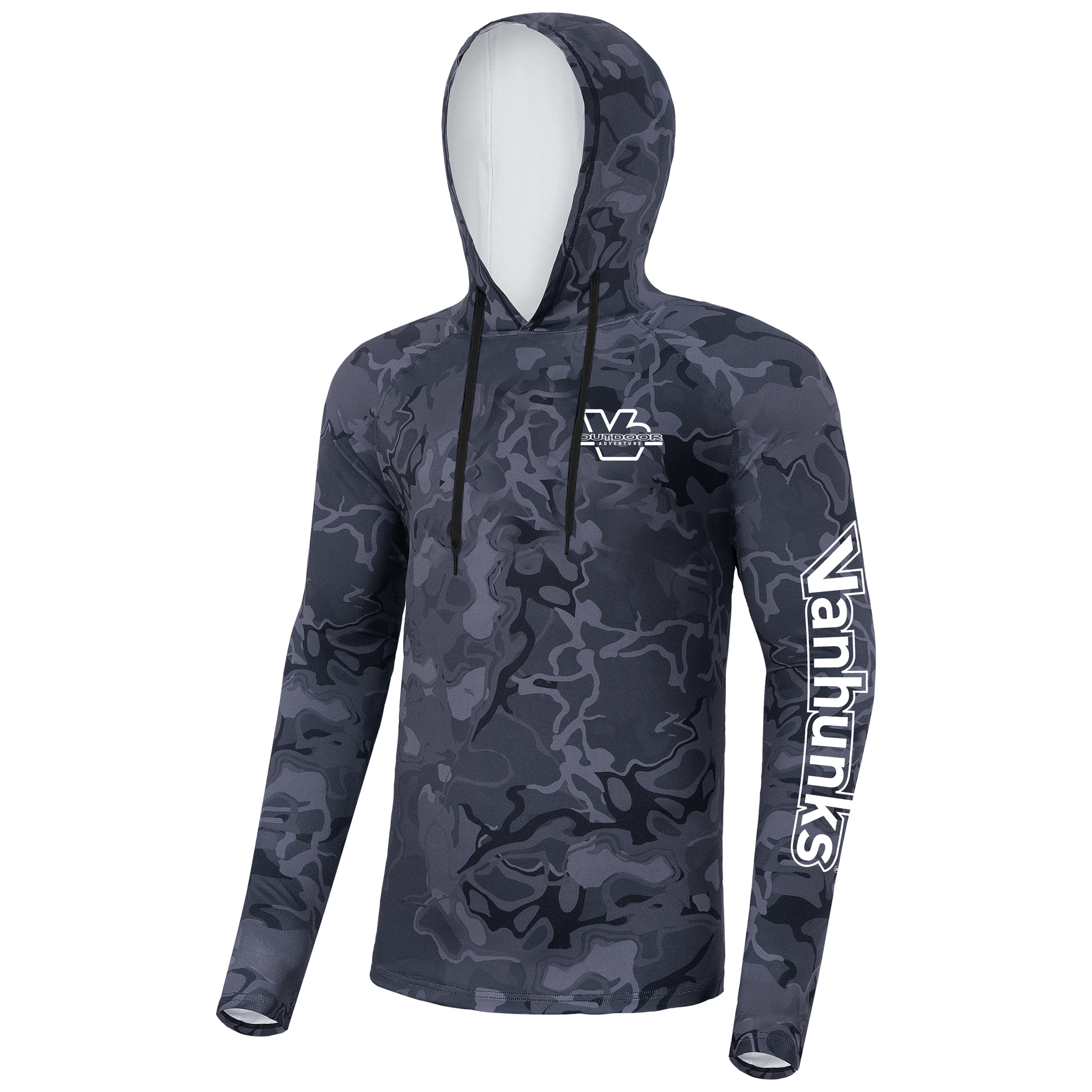 Vanhunks Long-Sleeved Fishing Vest with Hood