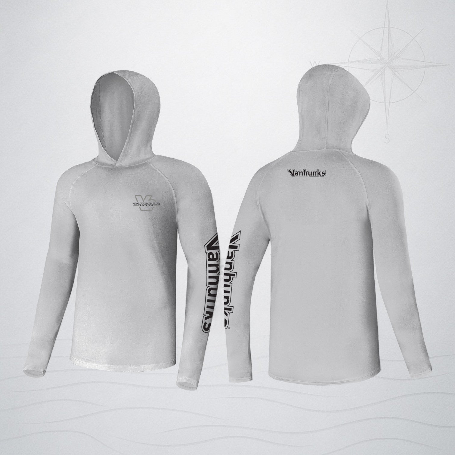 Vanhunks Long-Sleeved Fishing Vest with Hood