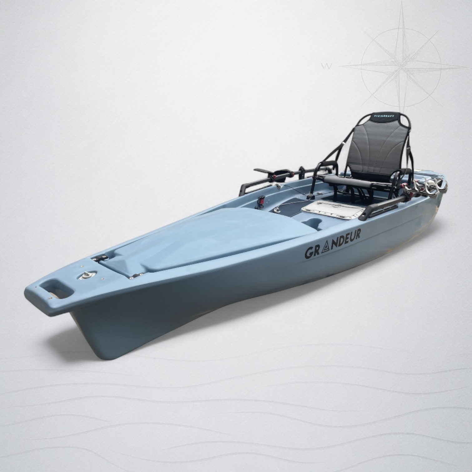 ViztaCraft Grandeur 14ft Fin Drive Fishing Kayak