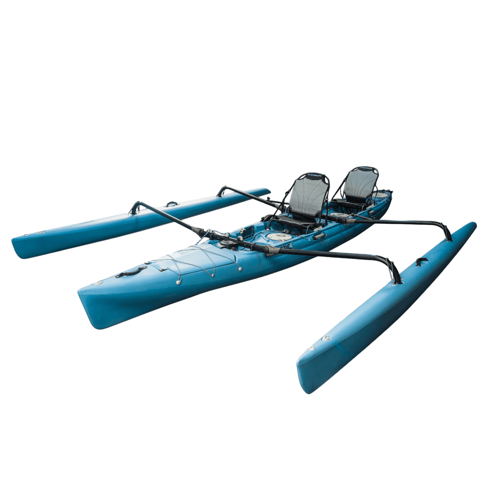 ViztaCraft Majestic – 18ft 2-Person Trimaran Fin-Drive Sailing Kayak