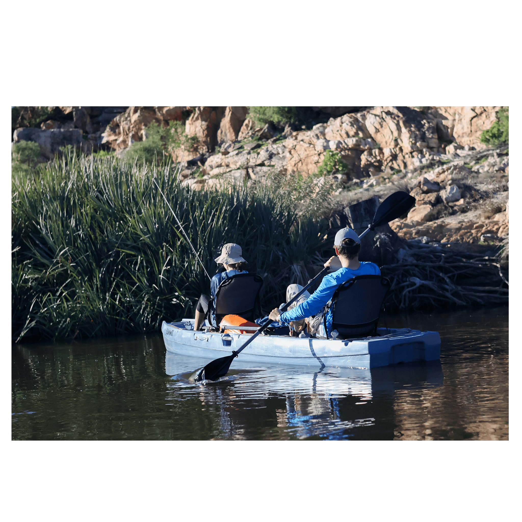 ViztaCraft Summit 14ft Tandem Fin Drive Fishing Kayak