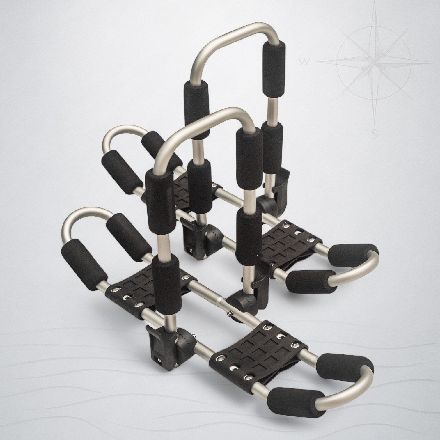 Double Foldable Kayak Roof Rack Carriers - Vanhunks Outdoor